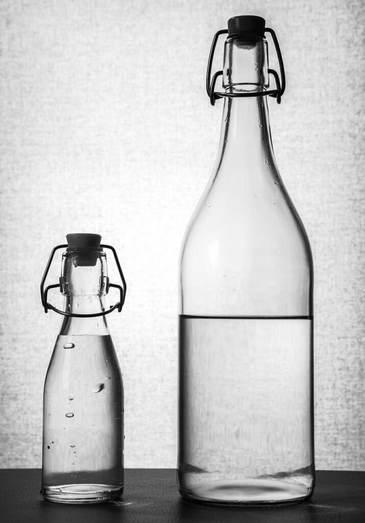 北欧の天然水を楽しむためのサーバーとボトルの下置き方法は？